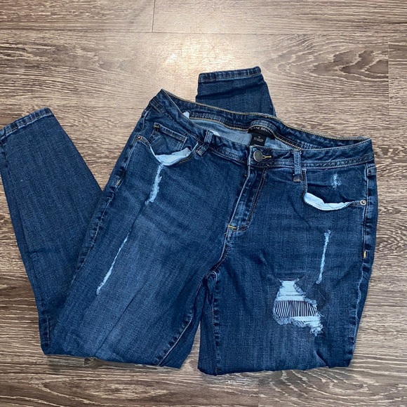 Lane Bryant Denim - Lane Bryant Distressed Jeans